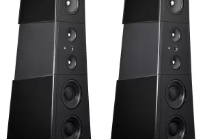 Rosso Fiorentino Florentia (High Gloss Black / Czarny Połysk) - Kolumny Podłogowe High-End