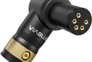 VIABLUE T8 5PIN DIN SME TONEARM 90 PLUG Down - Kątowy Wtyk DIN 5-pin (SME) skierowany do dołu (20 szt.)