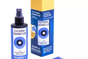 Simply Analog Flat Screen Cleaner (200ml) - Płyn do Czyszczenia Ekranów (W Zestawie Mikrofibra)