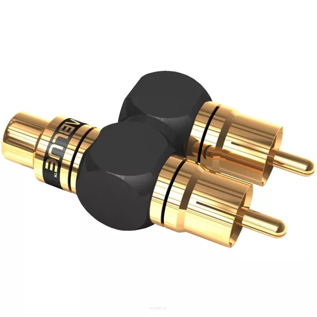 VIABLUE XS RCA Adapters SUB-Y - Adapter Subwooferowy 1RCA (Mono) - 2RCA (Stereo)