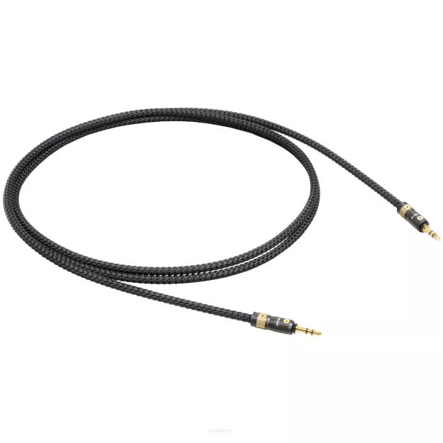 VIABLUE EPC-4 T8 3.5 Stereo Small (Black) - 3.0m -  Przewód Analogowy (Mini-Jack 3.5mm - Mini-Jack 3.5mm)