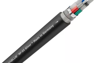 VIABLUE NF-S5 Silver (Phono Cable) - Przewód Gramofonowy (na metry)