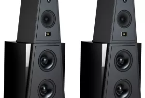 Rosso Fiorentino Siena 2 (High Gloss Black / Czarny Połysk) - Kolumny Podłogowe High-End