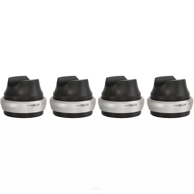 VIABLUE UFO DOME Cable Lifters (Silver) - Podstawki pod Kable (4 szt.)