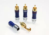 Ricable Custom RNU - Wtyki RCA Hi-Fi - 4 sztuki - 2