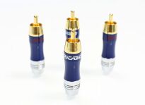 Ricable Custom RNU - Wtyki RCA Hi-Fi - 4 sztuki - 3