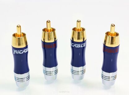 Ricable Custom RNU - Wtyki RCA Hi-Fi - 4 sztuki