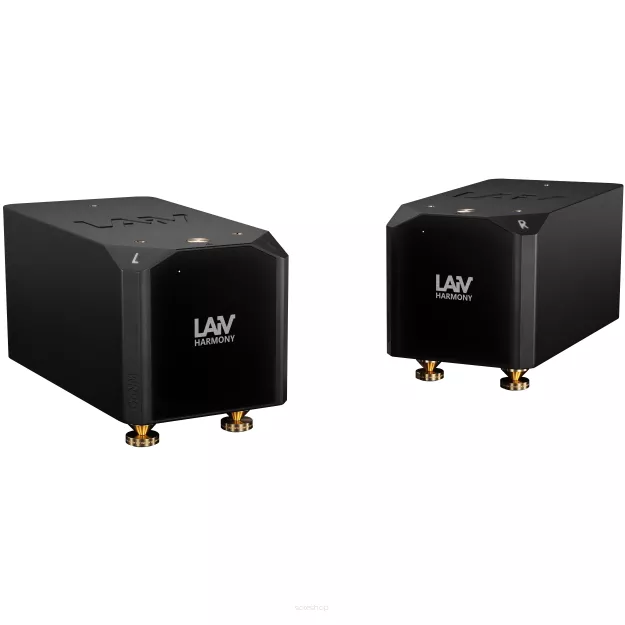 LAiV Harmony GaNM (Black / Czarny) – Para Wzmacniaczy / Końcówek Mocy (Dual-Mono)