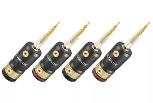 VIABLUE T8 Flexible Pins Plugs - Wtyki z Elastycznymi Pinami (4 szt.)
