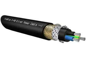 VIABLUE X-40 Silver (Power Cable) - Przewód Zasilający (na metry)