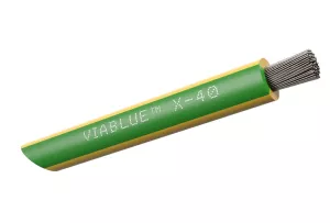 VIABLUE X-40 Silver Single Conductors (G / Green Yellow) - Przewód Zasilający (na metry)