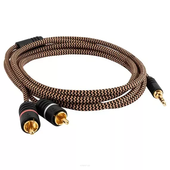 PROSON Arctic AUX 3.5mm to 2xRCA - 2.0m - (AR352RCA2) - Mini-Jack 3,5mm - 2RCA
