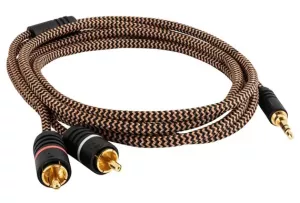 PROSON Arctic AUX 3.5mm to 2xRCA - 2.0m - (AR352RCA2) - Mini-Jack 3,5mm - 2RCA