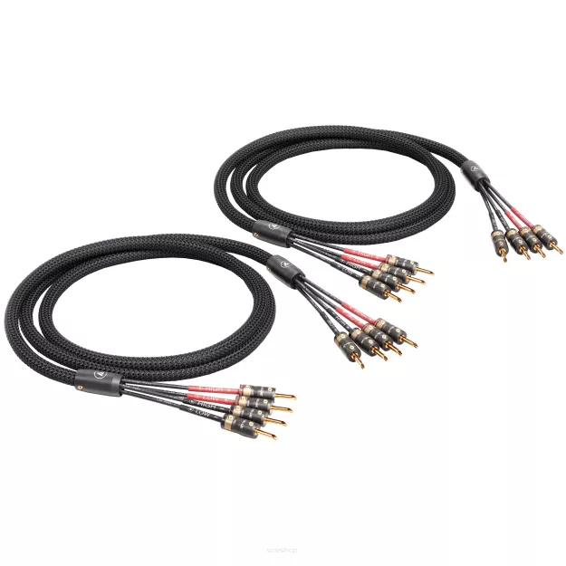 VIABLUE SC-4 Bi-Amping T8 Banana (Black) - 2x5.0m - 10318 - Przewód Głośnikowy