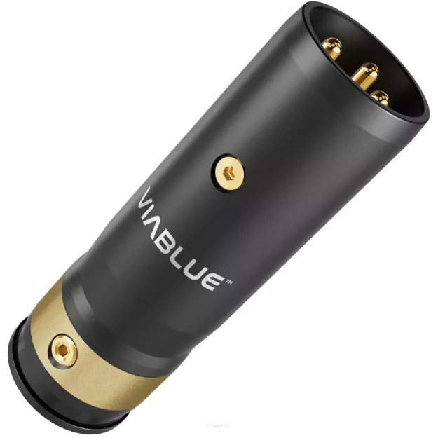VIABLUE T8 XLR XL Plug (Black) - Wtyk XLR męski (1 szt.)