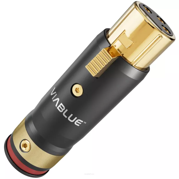 VIABLUE T8 XLR XL Jack (Red) - Wtyk XLR żeński (1 szt.)