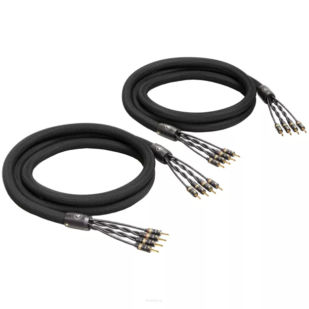 VIABLUE SC-6 AIR Bi-Amping T8 Banana (Black) - 2x5.0m - 10518 - Przewód Głośnikowy