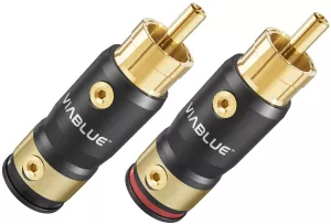 VIABLUE T8 RCA Plugs (Solder) - Wtyki RCA do lutowania (2 szt.)