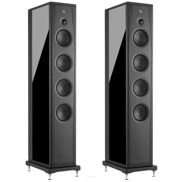 Rosso Fiorentino Arno 40 (High Gloss Black / Czarny Połysk) - Kolumny podłogowe