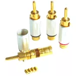 Ricable Custom BNS - Wtyki Bananowe Hi-End (4 szt.) - 3