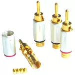 Ricable Custom BNS - Wtyki Bananowe Hi-End (4 szt.) - 4