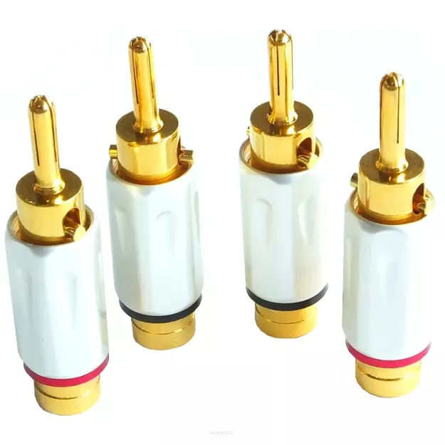 Ricable Custom BNS - Wtyki Bananowe Hi-End (4 szt.)