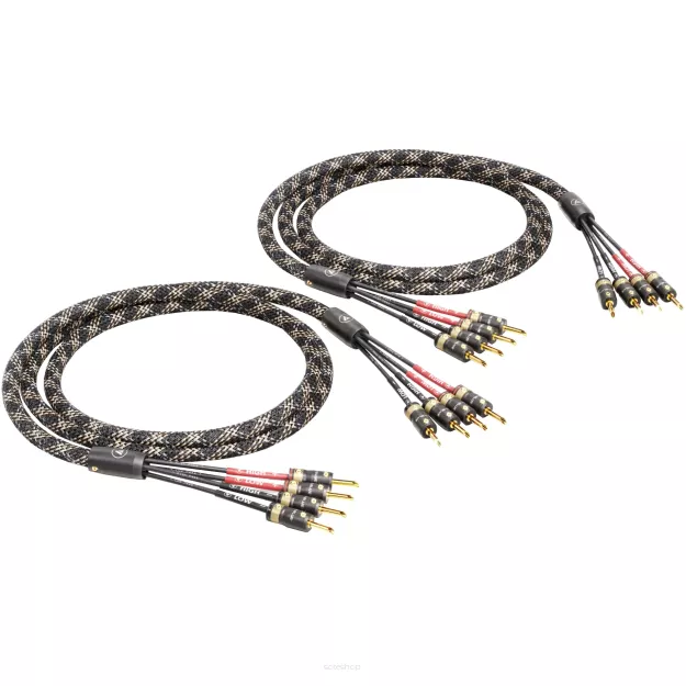 VIABLUE SC-4 Bi-Amping T8 Banana (Cobra) - 2x7.5m - 10321 - Przewód Głośnikowy