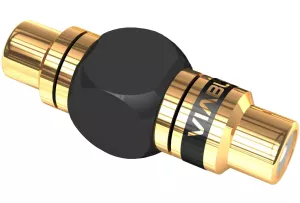 VIABLUE XS RCA Adapters Extension - Adapter Przedłużający 1RCA (Gniazdo) - 1RCA (Gniazdo)