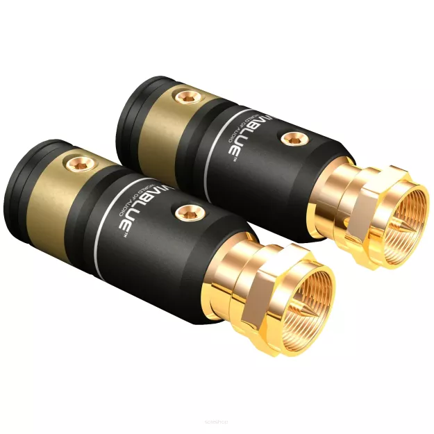 VIABLUE T6S F-Plugs (Solder) - Wtyki Antenowe F do lutowania (2 szt.)