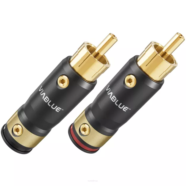 VIABLUE T8 RCA Plugs XL - Wtyki RCA (2 szt.)