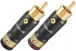 VIABLUE T8 RCA Plugs XL - Wtyki RCA (2 szt.)