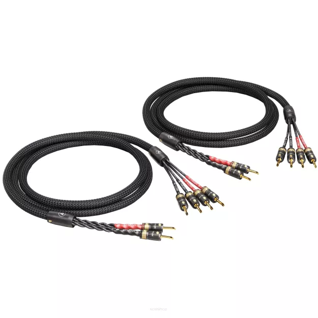 VIABLUE SC-4 Bi-Wire T8 Banana (Black) - 2x1.5m - 10202 - Przewód Głośnikowy