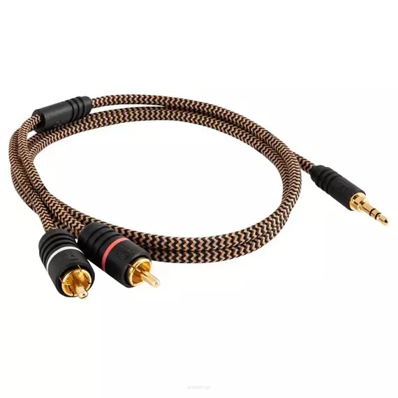 PROSON Arctic  AUX 3.5mm to 2xRCA  - 1.0m - (AR352RCA1) - Mini-Jack 3,5mm - 2RCA