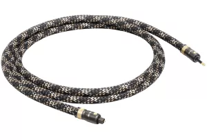 VIABLUE H-Flex T8 Toslink/Mini-Toslink (Cobra) - 1.0m - Przewód Optyczny Toslink - Mini-Toslink