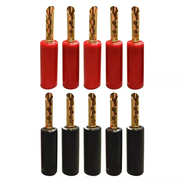 PROSON Arctic Banana plug Plastic Housing - 10 sztuk - (ARBANP10) - Wtyki bananowe BFA
