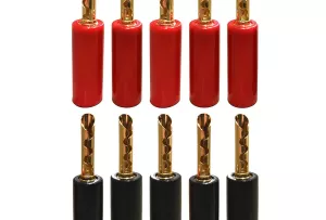 PROSON Arctic Banana plug Plastic Housing - 10 sztuk - (ARBANP10) - Wtyki bananowe BFA