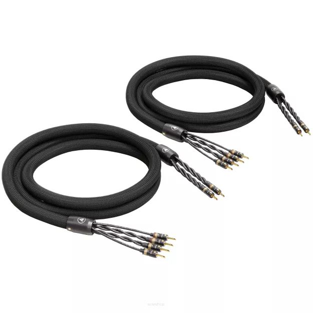 VIABLUE SC-6 AIR Bi-Wire T8 Banana (Black) - 2x1.5m - 10452 - Przewód Głośnikowy