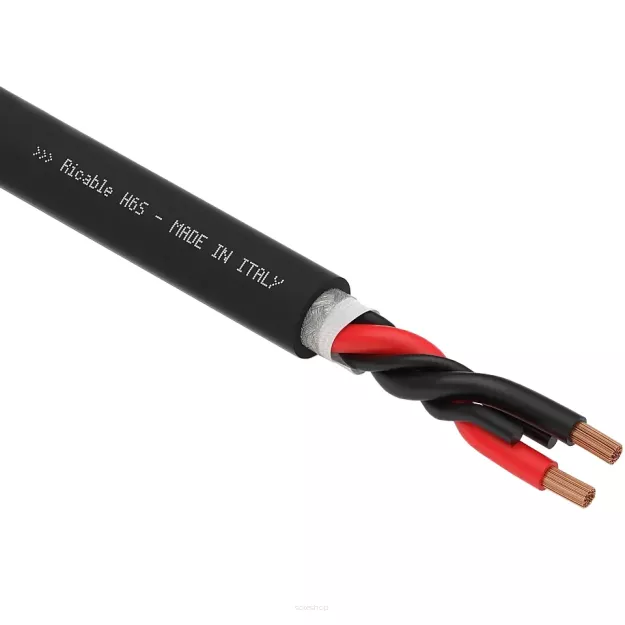 Ricable Custom Speaker H6S - 2 x 6 mm² - Przewód Głośnikowy (na metry) - Miedź OFC 99.999% - Cena za 1 mb