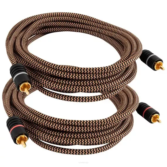 PROSON Arctic RCA Cable - 2x5.5m - (ARRCA55) - Przewód Analogowy 2RCA-2RCA