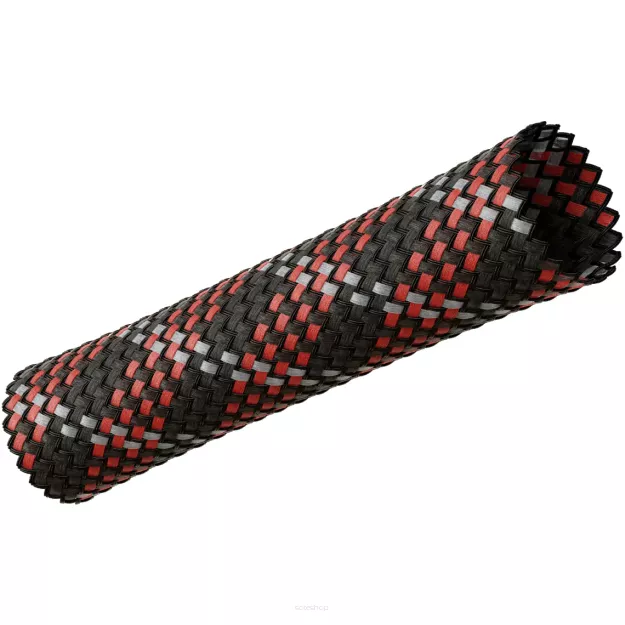 VIABLUE Oplot Cable Sleeve - RED Big - Cena za 1 mb