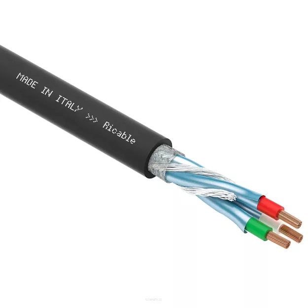 Ricable Custom Power H6P - 3 x 6 mm² - Przewód Zasilający (na metry) - Miedź 7N 99.99999%
