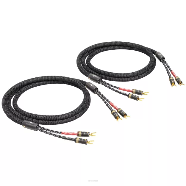 VIABLUE SC-4 Single-Wire T8 Spades (Black) - 2x1.5m - 10127 - Przewód Głośnikowy