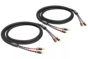 VIABLUE SC-4 Single-Wire T8 Spades (Black) - 2x1.5m - 10127 - Przewód Głośnikowy