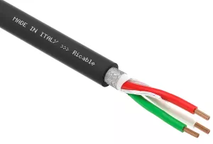 Ricable Custom Power U4P - 3 x 4 mm² - Przewód Zasilający (na metry) - Miedź 7N 99.99999%