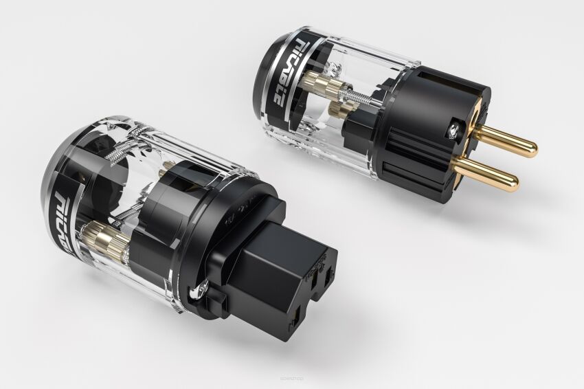 Ricable Custom Power USP - Hi-Fi Schuko + IEC - Wtyki zasilające komplet