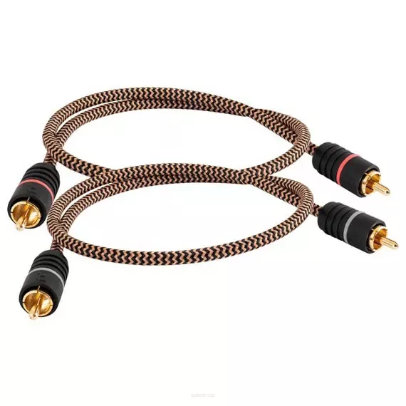PROSON Arctic RCA Cable - 2x0.25m - (ARRCA025) - Przewód Analogowy 2RCA-2RCA