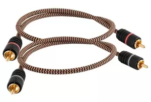 PROSON Arctic RCA Cable - 2x0.25m - (ARRCA025) - Przewód Analogowy 2RCA-2RCA
