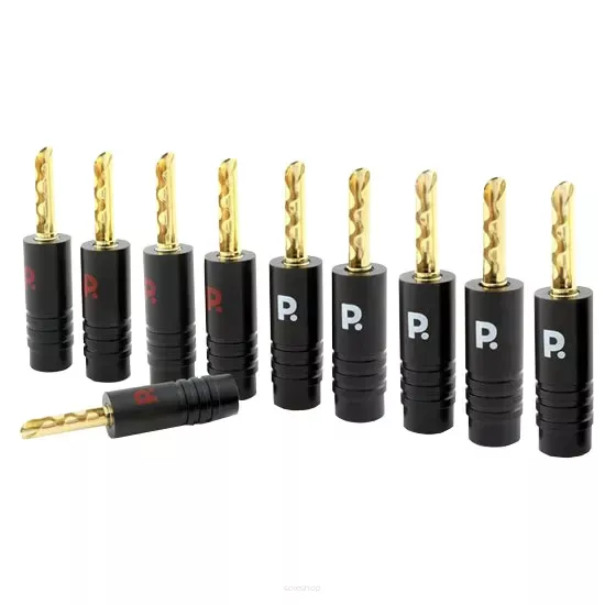 PROSON Arctic Banana plug - 10 sztuk - (ARBAN10) - Wtyki bananowe BFA