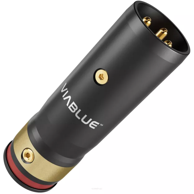 VIABLUE T8 XLR XL Plug (Red) - Wtyk XLR męski (25 szt.)