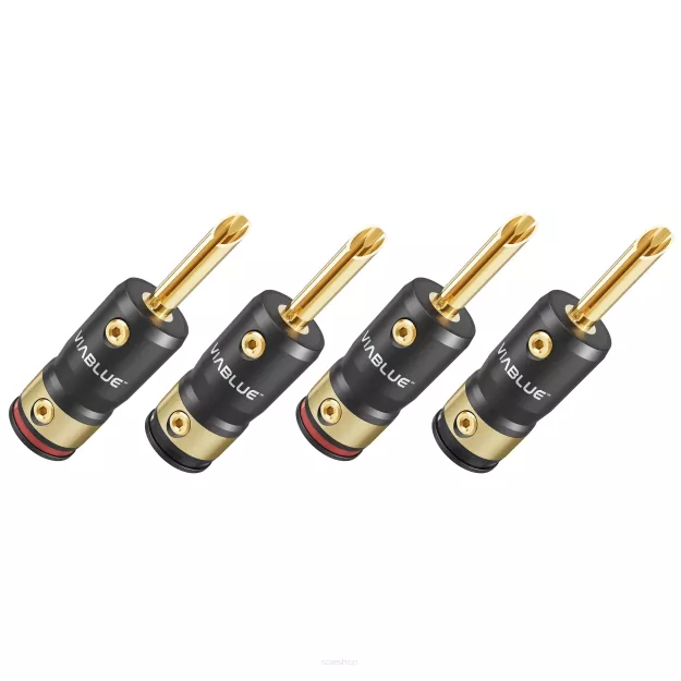 VIABLUE T8 Banana Plugs - Wtyki Bananowe (4 szt.)